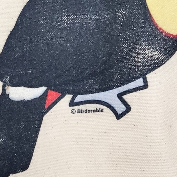 Birdorable JRN Tucan Augusta Sportswear Large Tote Bag 14.5" x 19" - Picture 5 of 14
